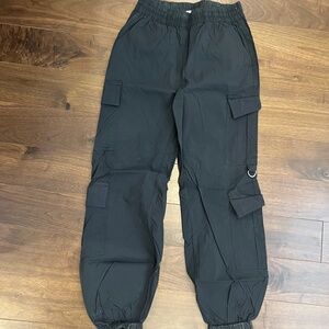 We Wore What elastic waist nylon cargo pants